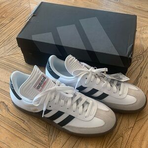 Brand New Men’s Adidas Samba Classic White-Black